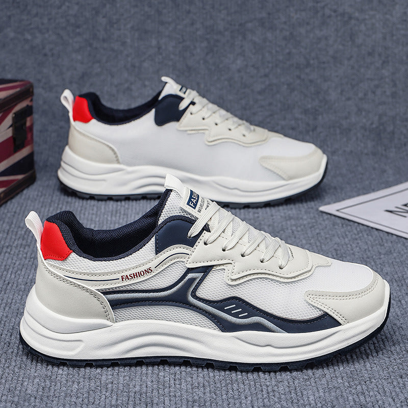Damen Sportliche Sneakers mit atmungsaktiver Mesh-Konstruktion R&B