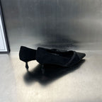 Damen elegante Pumps mit feiner Lederkombination und komfortablem Absatz R&B