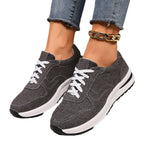 Damen Bequeme Sneakers mit atmungsaktiver Textiloberfläche und rutschfester Sohle R&B