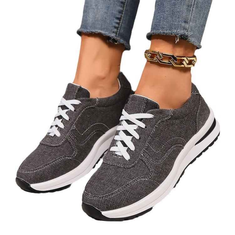 Damen Bequeme Sneakers mit atmungsaktiver Textiloberfläche und rutschfester Sohle R&B