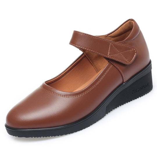 Damen bequemes Mary Jane Schuhwerk mit elegantem Riemen und flexiblem Absatz R&B
