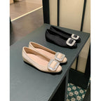 Damen Ballerinas mit elegantem Strassdetail und komfortablem Fußbett