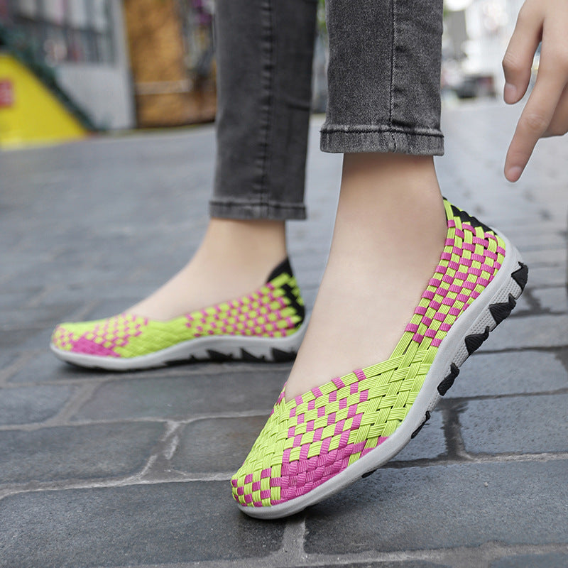 Damen Komfortable und atmungsaktive Slip-On Sneakers R&B