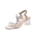 Damen Blumendekorierte Sandalen
