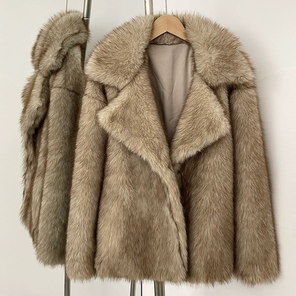 Damen Kunstpelz-Jacke R&B