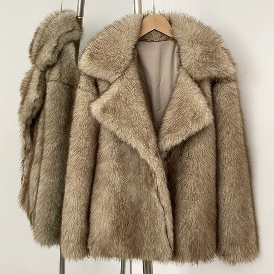 Damen Kunstpelz-Jacke R&B