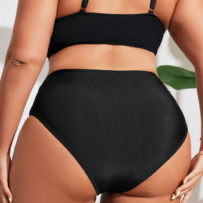 Damen Hochtaillierte Bikinihose mit verführerischen Cut-Outs