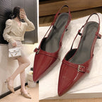 Damen Elegante Slingback-Pumps mit modischem Finishing R&B
