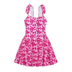 Damen Schwimmdress mit verspielten Rüschendetails R&B