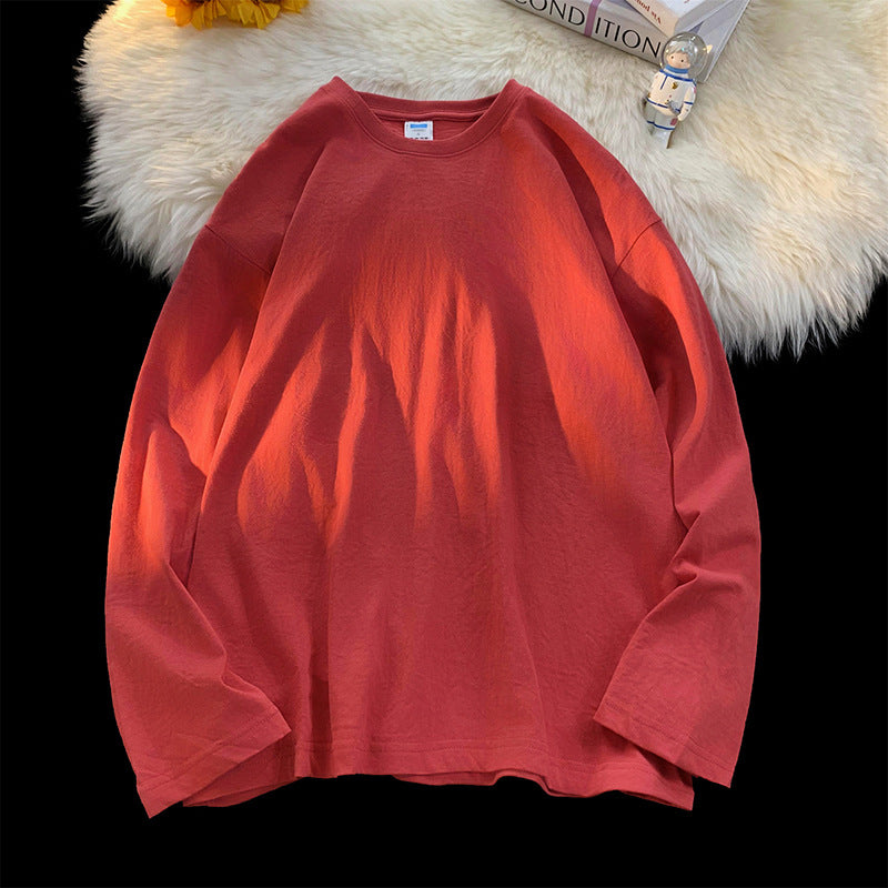 Damen Lässiges Langarmshirt aus hochwertiger Baumwolle R&B