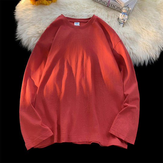 Damen Lässiges Langarmshirt aus hochwertiger Baumwolle R&B