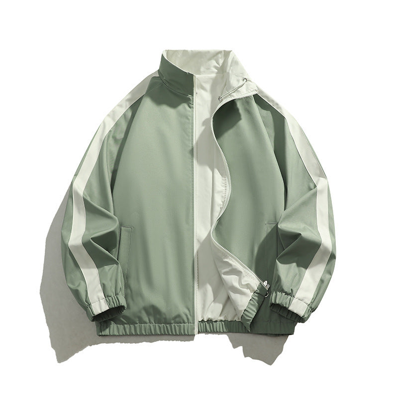 Herren sportliche Übergangsjacke mit elastischen Bündchen und praktischen Reißverschlusstaschen R&B