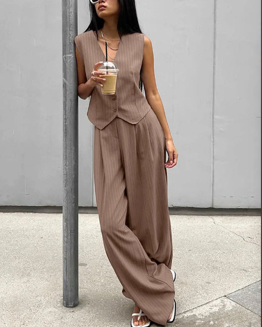 Damen lässiger Jumpsuit mit elegantem Blazer