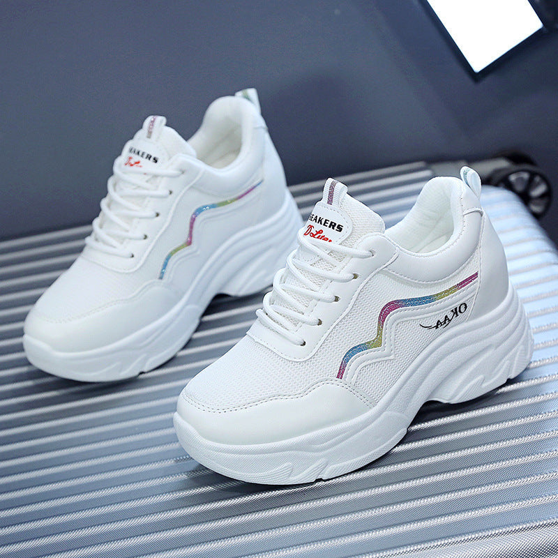 Damen Sportliche Plattform Sneakers mit atmungsaktiven Eigenschaften und rutschfester Sohle R&B