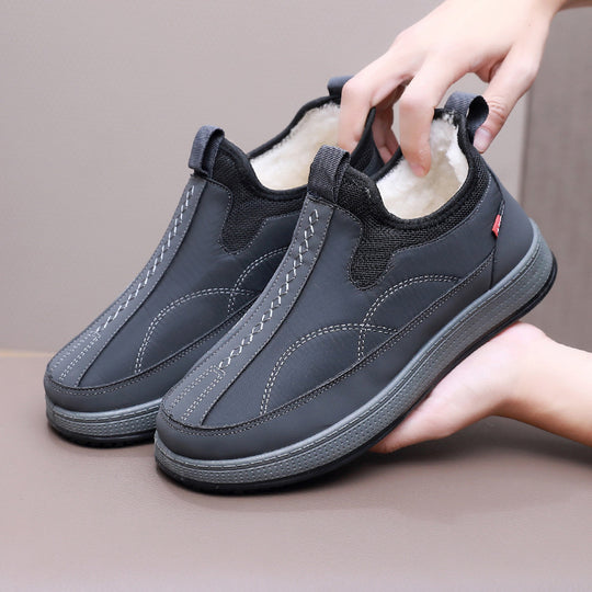 Damen Komfortable und warme Slip-On Freizeitschuhe mit Innenfutter R&B