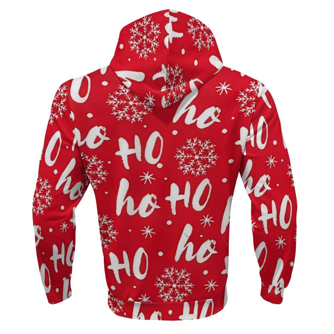 Herren Weihnachts-Hoodie mit farbenfrohem grafischen Design und bequemer Passform R&B