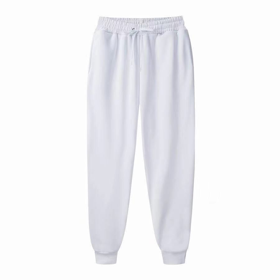 Damen Bequeme Sporthose mit elastischem Bund und Seitentaschen R&B