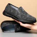 Damen Slip-On Mokassins mit atmungsaktiver Oberflächenstruktur R&B
