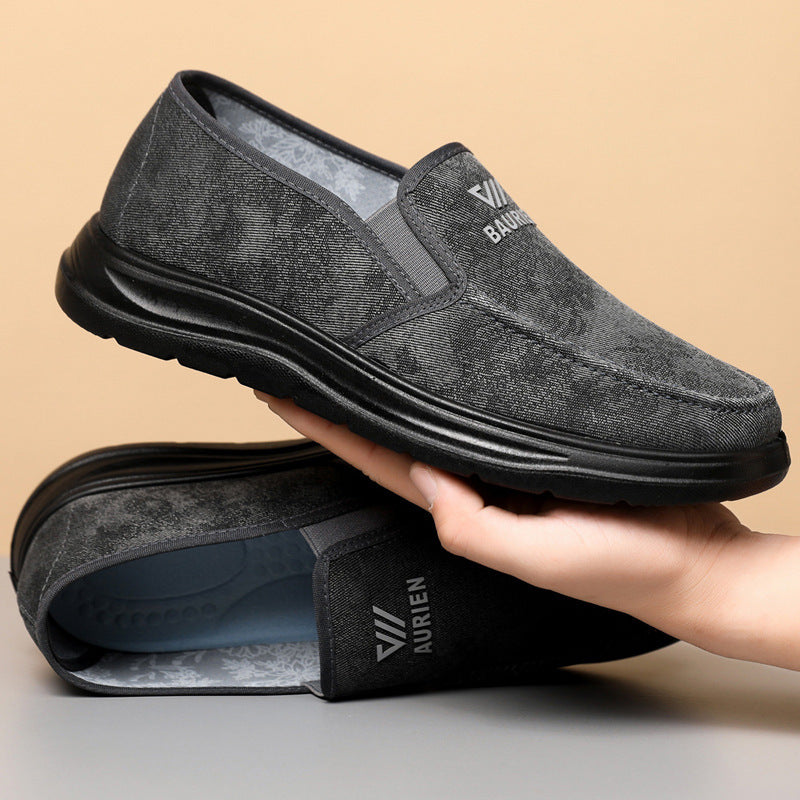 Damen Slip-On Mokassins mit atmungsaktiver Oberflächenstruktur R&B