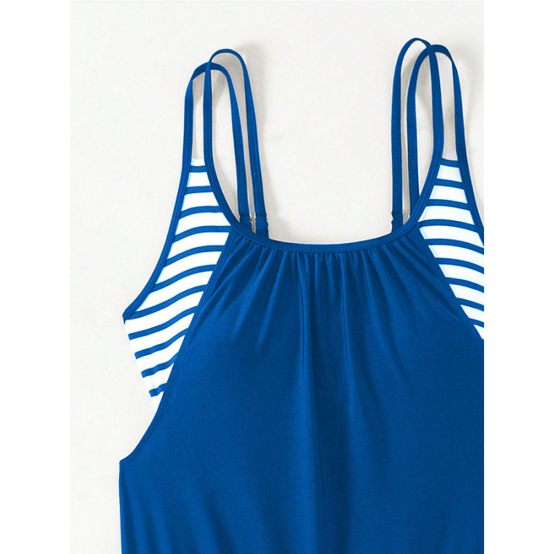 Damen Tankini-Set mit sportlichem Oberteil und hohen Beinausschnitten R&B