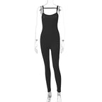 Damen Langärmeliger Jumpsuit mit schmalem Schnitt R&B