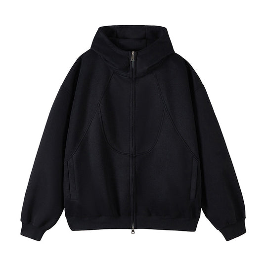 Damen modischer Kapuzenpullover mit innovativem Schnitt R&B