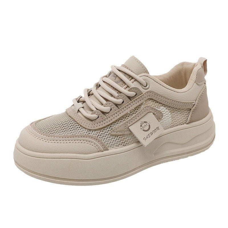 Damen sportliche Sneakers mit atmungsaktivem Mesh und dämpfendem Sohlenprofil R&B
