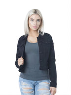 Damen lässige Jeansjacke