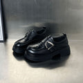Damen Trendige Loafers mit modischer Schnalle R&B