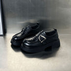 Damen Trendige Loafers mit modischer Schnalle R&B