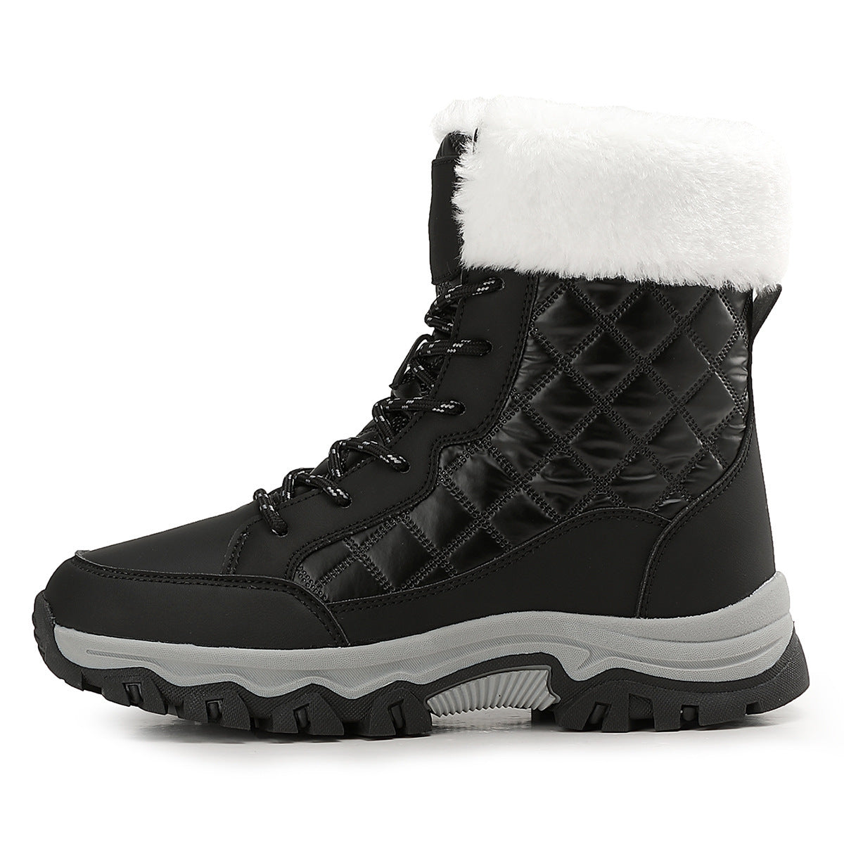 Damen Winterboots mit kuscheligem Innenfell und rutschfester Sohle