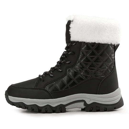 Damen Winterboots mit kuscheligem Innenfell und rutschfester Sohle R&B