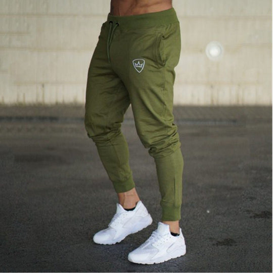 Herren Sweatpants mit schmalem Schnitt und elastischem Bund R&B
