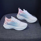 Damen Sportliche Laufschuhe mit dämpfender Sohle und atmungsaktiver Mesh-Oberfläche