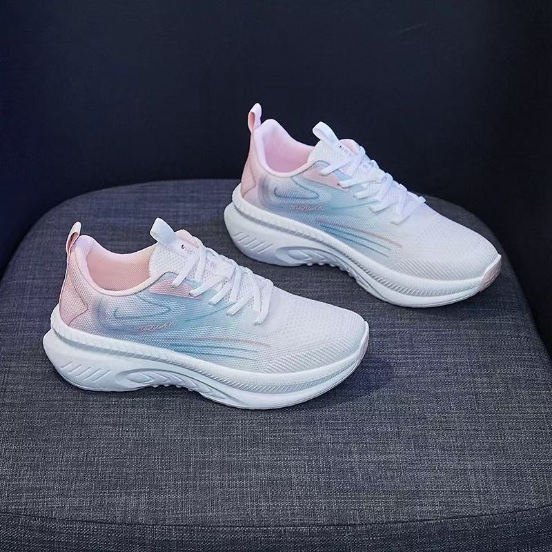 Damen Sportliche Laufschuhe mit dämpfender Sohle und atmungsaktiver Mesh-Oberfläche