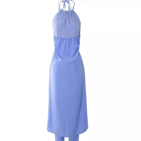Damen Eleganter Zweiteiler mit stilvollem Mantel und cropped Hose R&B