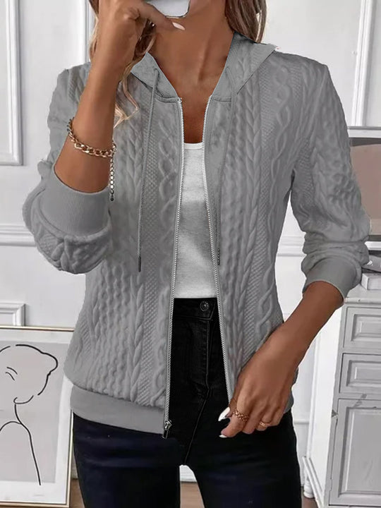 Damen Strickjacke mit Kapuze R&B