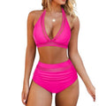 Damen Hochgeschnittener Bikini mit trendigem Transparent-Design R&B