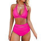 Damen Hochgeschnittener Bikini mit trendigem Transparent-Design R&B