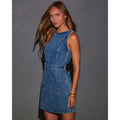Damen Jeanskleid mit tailliertem Schnitt R&B
