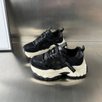 Damen Sportliche Chunky Sneakers mit atmungsaktiver Mesh-Oberfläche und stabiler Sohle R&B