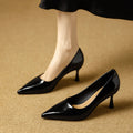 Damen elegante spitze Pumps mit komfortablem Absatz