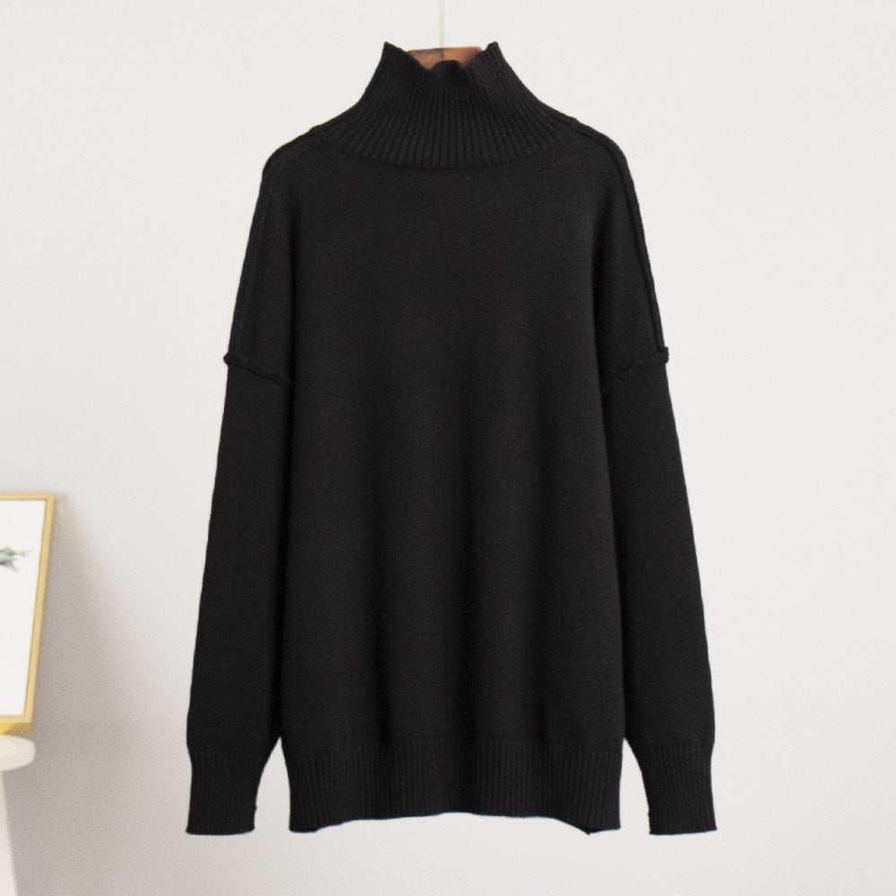 Damen Modischer Rollkragenpullover R&B