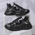 Damen Sportliche Sneakers mit atmungsaktivem Obermaterial und stoßdämpfender Sohle