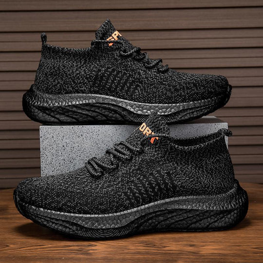 Damen Sportliche Sneakers mit atmungsaktivem Strickmaterial R&B