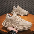 Damen Sportliche Chunky Sneakers mit elastischem Dämpfungssystem und atmungsaktivem Obermaterial