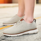 Damen Atmungsaktive Sneaker mit flexiblem Strick-Obermaterial
