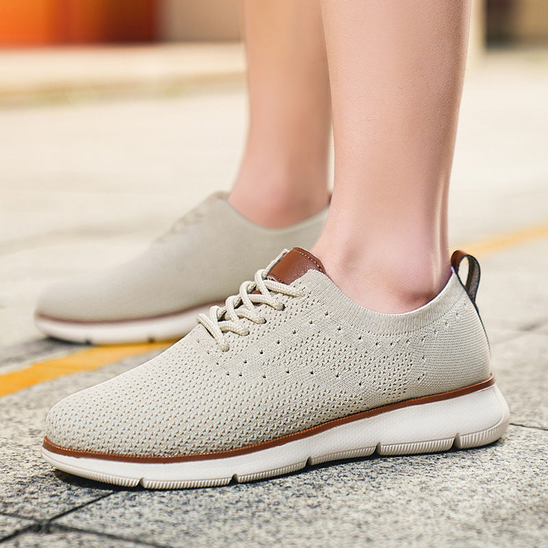 Damen Atmungsaktive Sneaker mit flexiblem Strick-Obermaterial