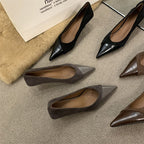 Damen elegante spitze Pumps R&B