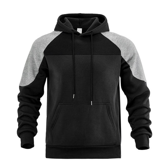 Herren Kapuzensweater mit ergonomischem Schnitt und strukturiertem Obermaterial R&B